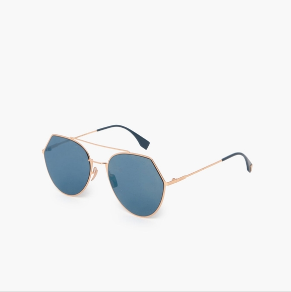 - 💯 Original - Fendi Black with Rose Gold Metal Frame - Picture 7 of 17